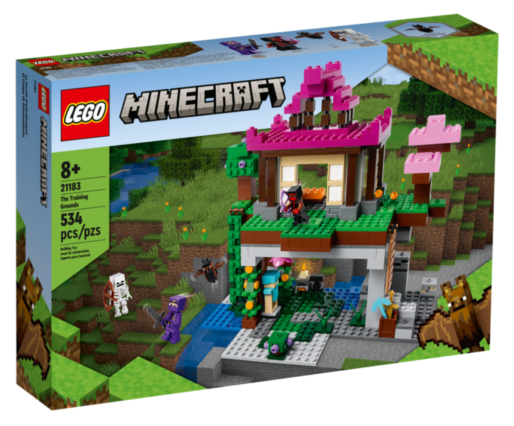 LEGO Minecraft 21183 The Training Grounds box 1024x848