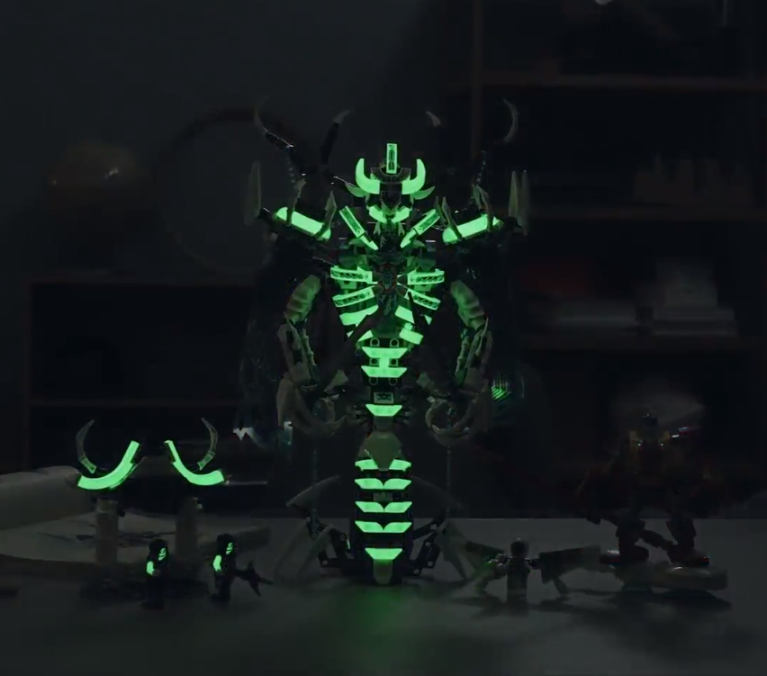 LEGO 80028 The Bone Demon glow