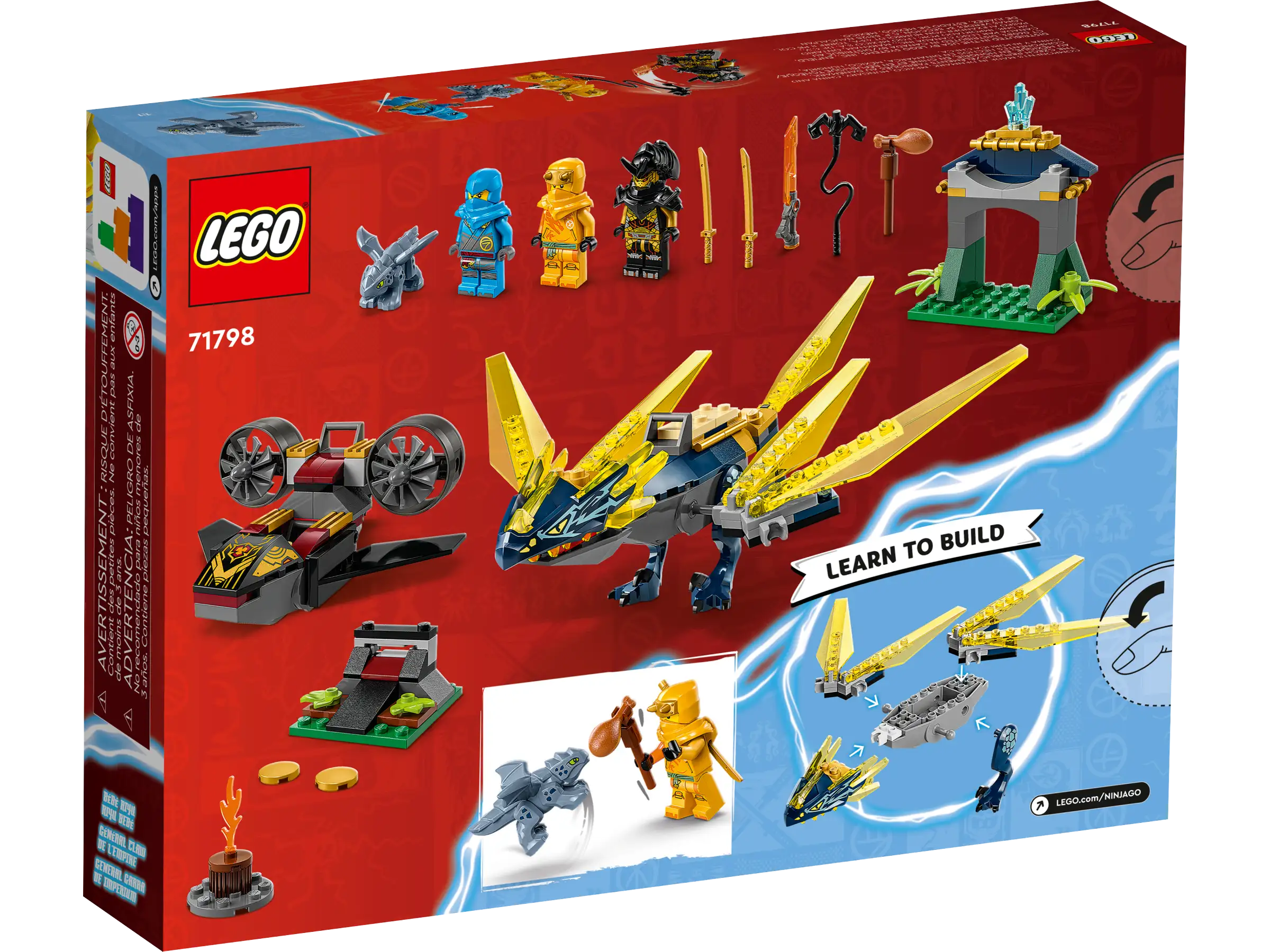 LEGO NINJAGO 71798 Nya and Arins Baby Dragon Battle 8