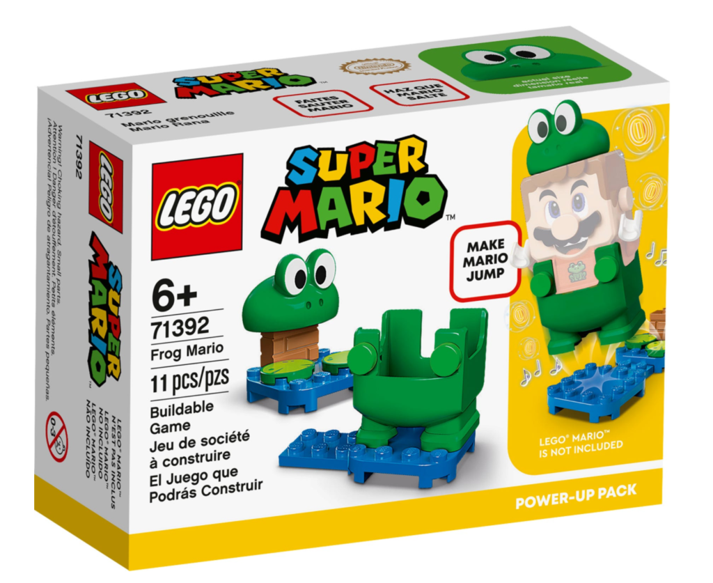 LEGO Super Mario 71392 Frog Mario Power Up Pack box