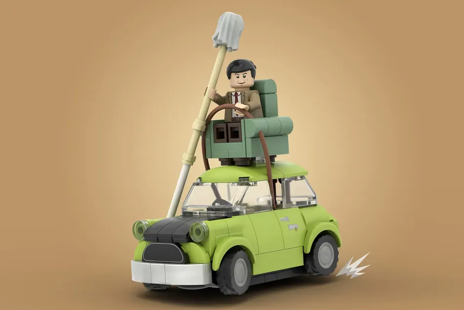 LEGO Ideas mr bean suitcase 4