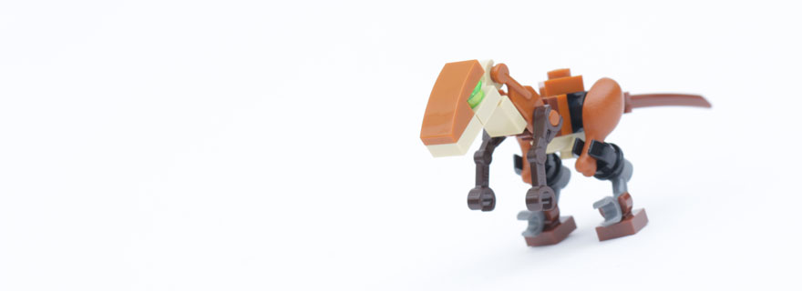 Velociraptor LEGO Jurassic World dinosaur build