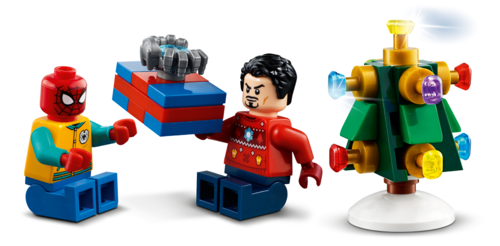 LEGO Marvel 76196 The Avengers Advent Calendar action shot