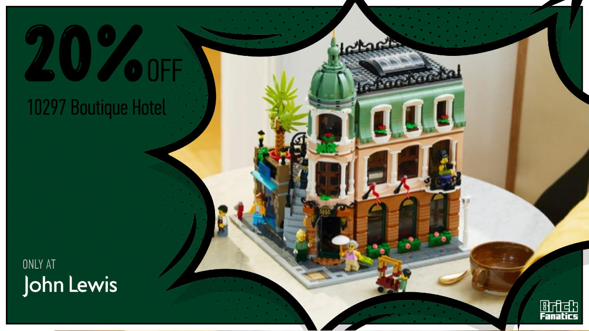 LEGO Icons 10297 Boutique Hotel back in stock with big discount at John Lewis