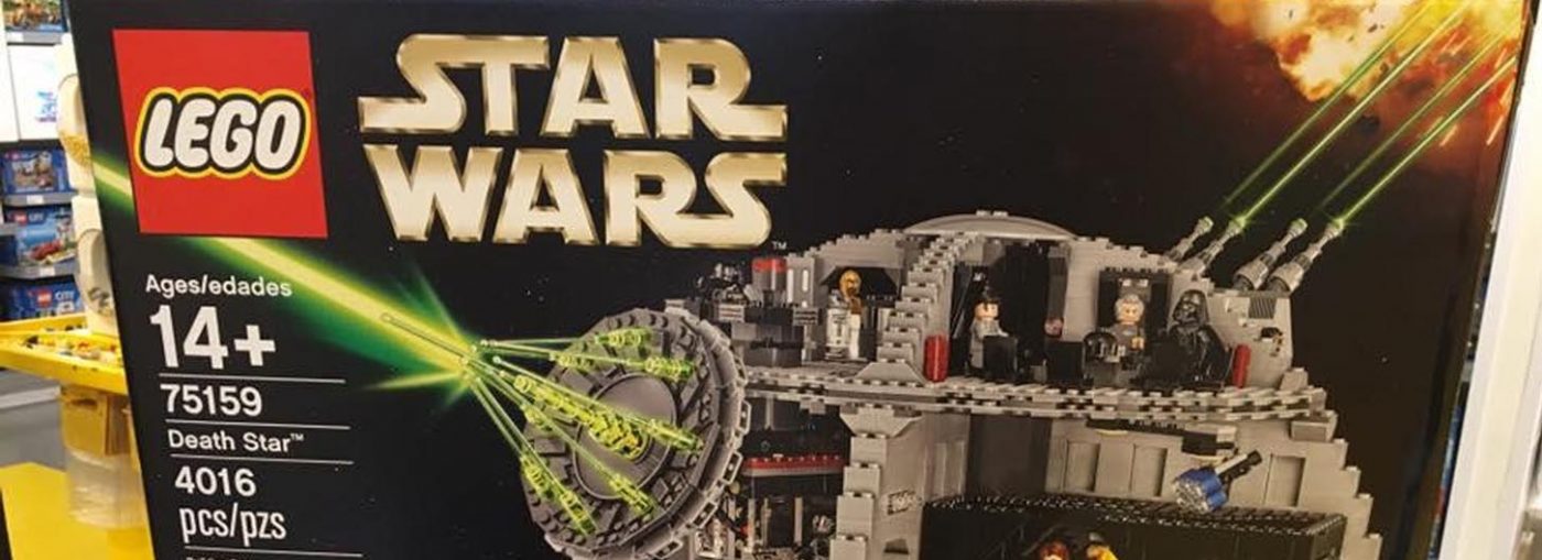 75159 Death Star under construction at LEGO Store