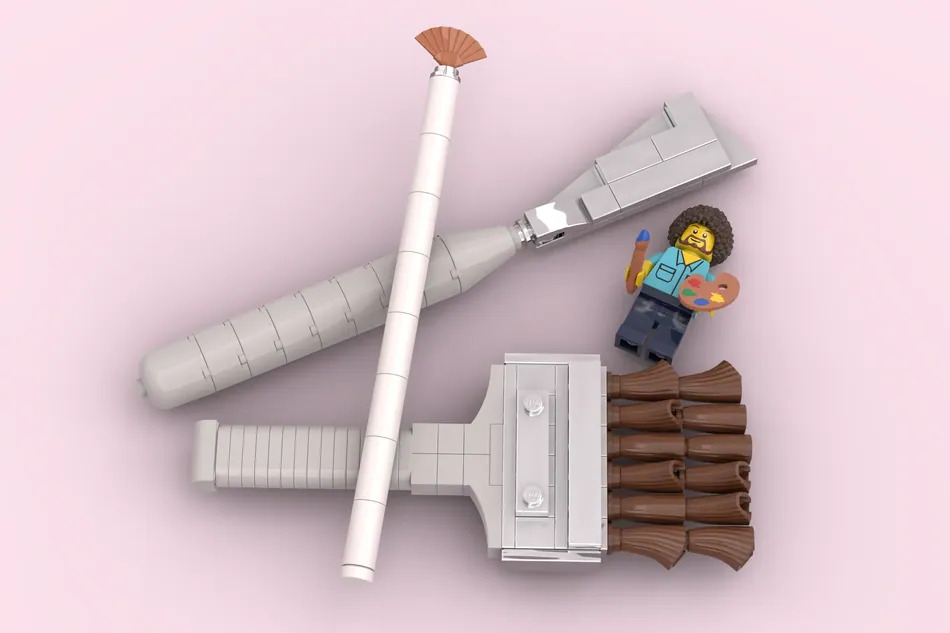 lego ideas bob ross painting 4