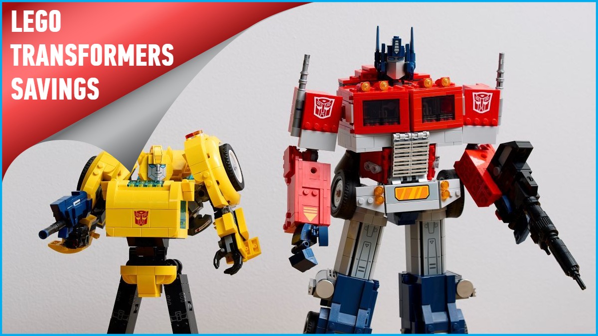 Pick up the LEGO Transformers duo for less than £200 right now