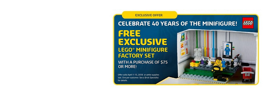 LEGO 5005358 Minifigure Factory to celebrate 40 years of the minifigure