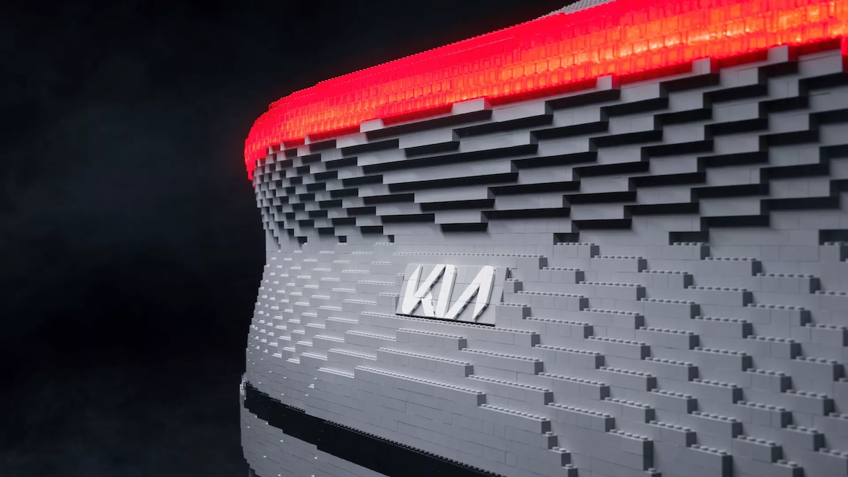 Kia is bringing a full-size LEGO car to Milan's Design Week