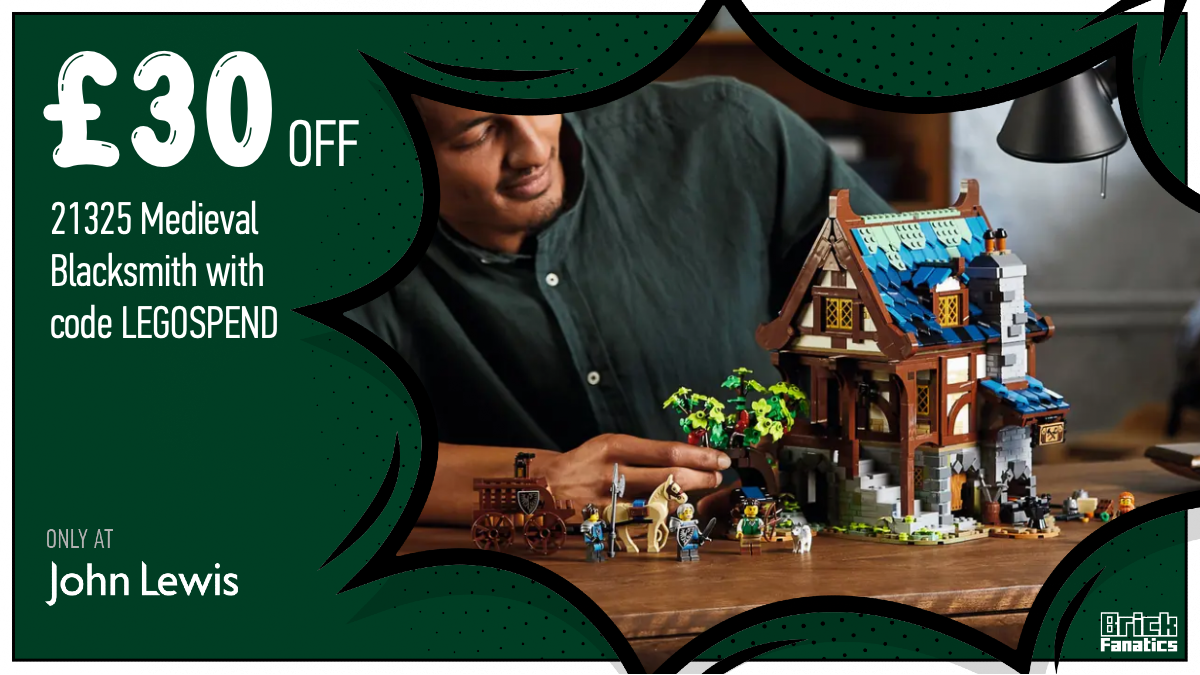 Back in stock: Save £30 on retiring LEGO Ideas 21325 Medieval Blacksmith
