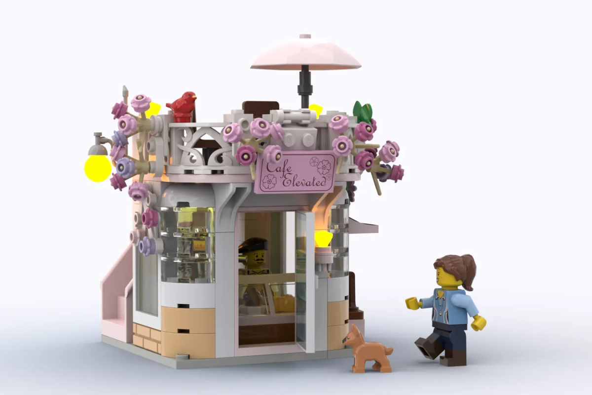 LEGO Ideas Balcony Cafe by HonorableTurkey7 1200x800