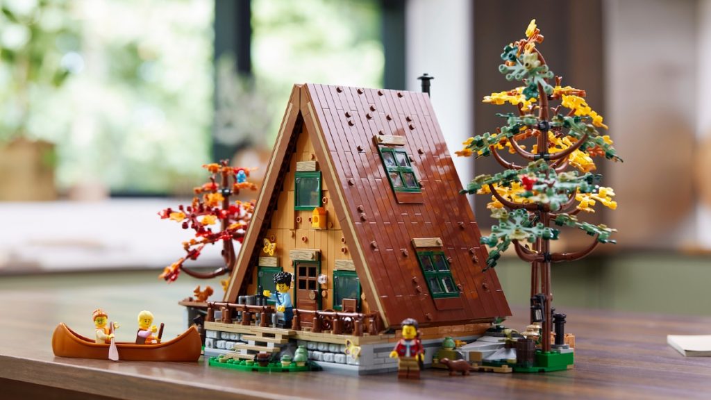 LEGO Ideas 21338 A Frame Cabin lifestyle featured 1024x576