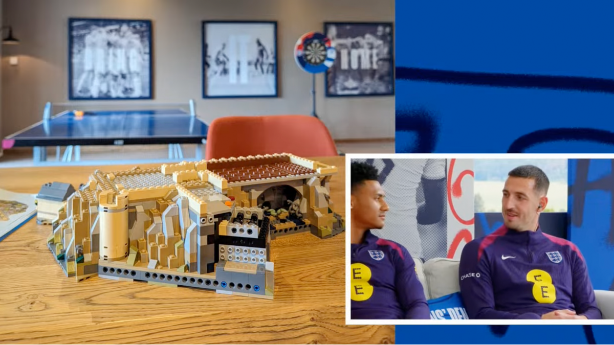 England players unwinding between Euro 2024 games with LEGO