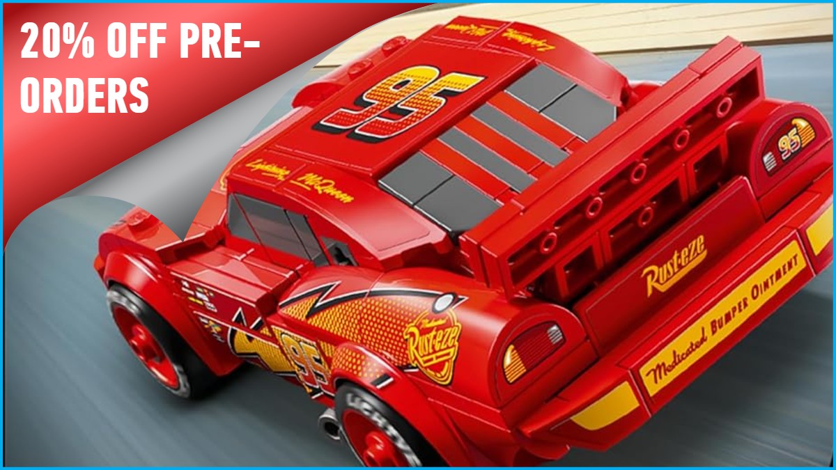 20% off LEGO 2026 Batmobiles and Lightning McQueen sets