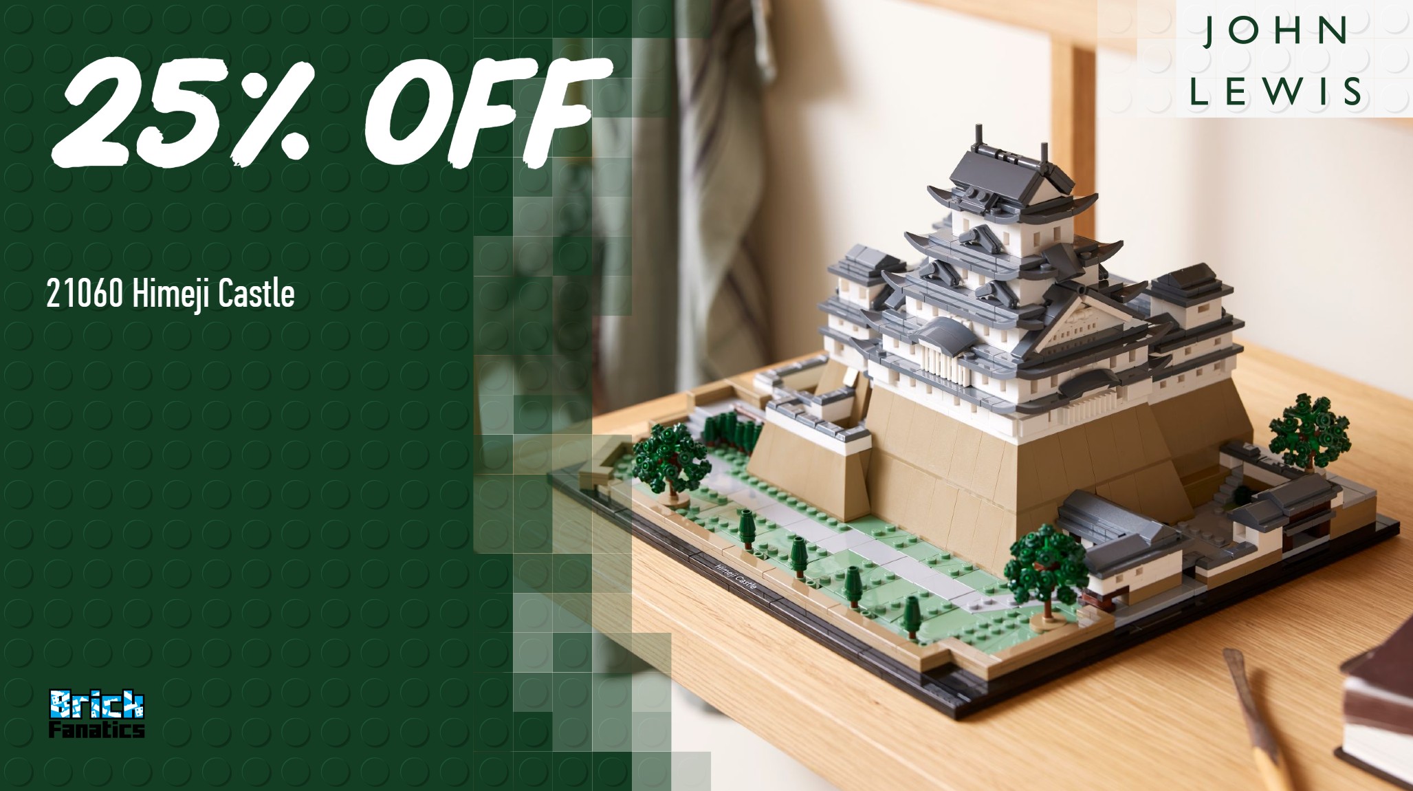 Transport yourself to Japan with this LEGO Architecture deal at John Lewis