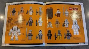 LEGO Star Wars 2010 minifigure sticker sheet