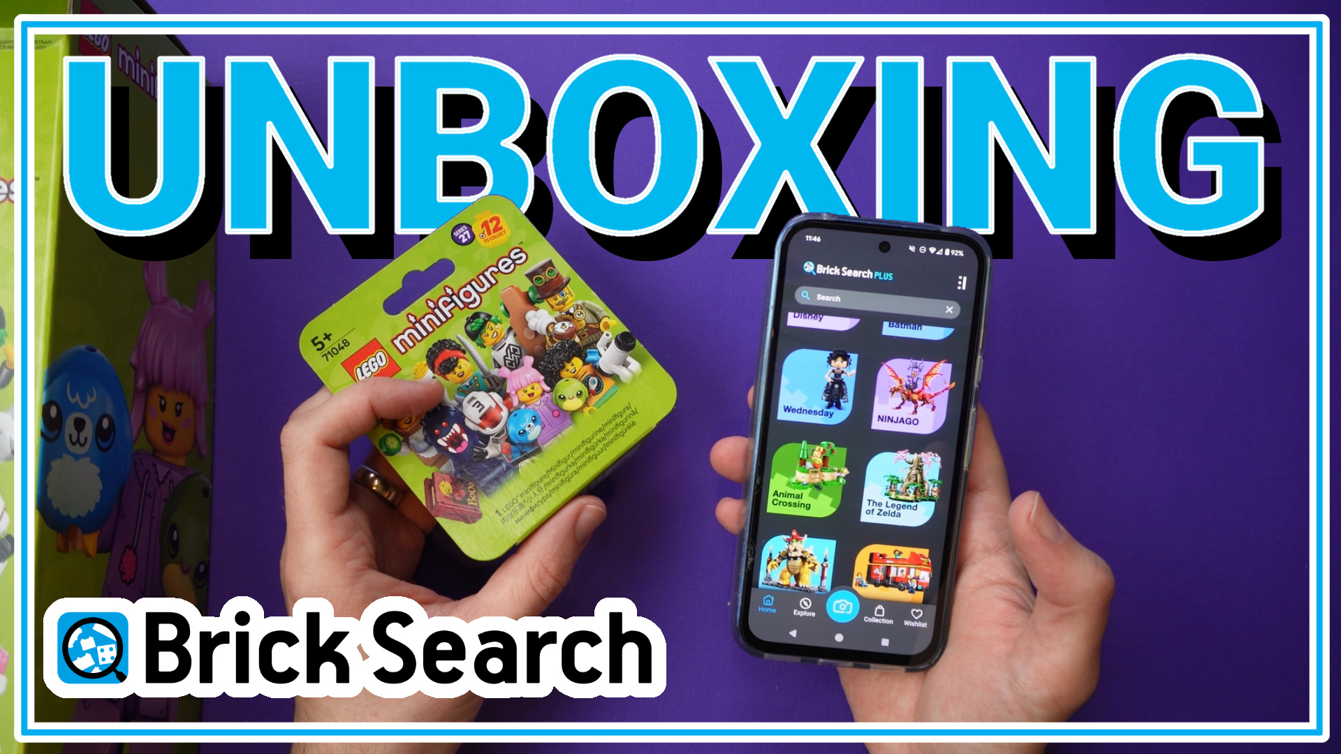 Unboxing LEGO Collectible Minifigures Series 27 with Brick Search