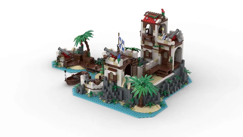 LEGO Ideas Imperial Island Fortress 2
