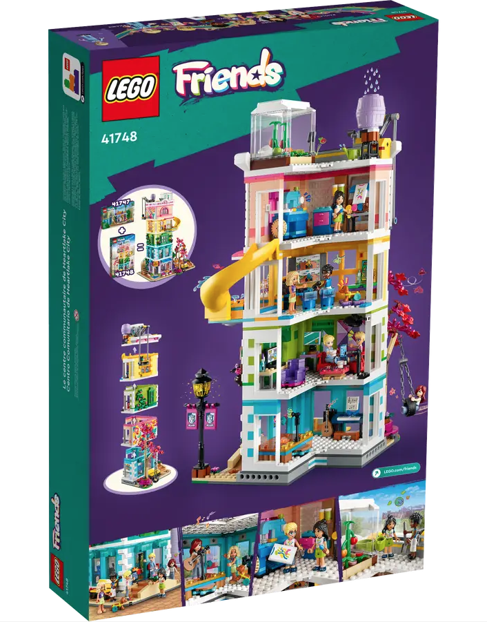 LEGO Friends 41748 Heartlake City Community Centre box back