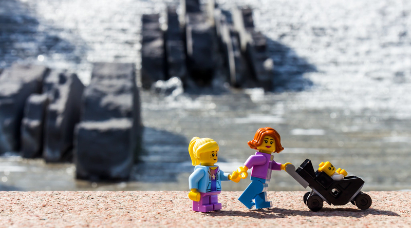 Brick Pic of the Day: Beach walk