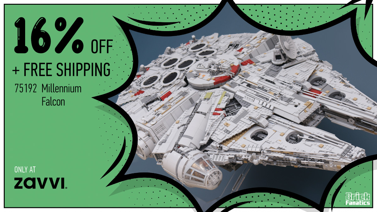 Free shipping and £115 off 75192 Millennium Falcon at Zavvi