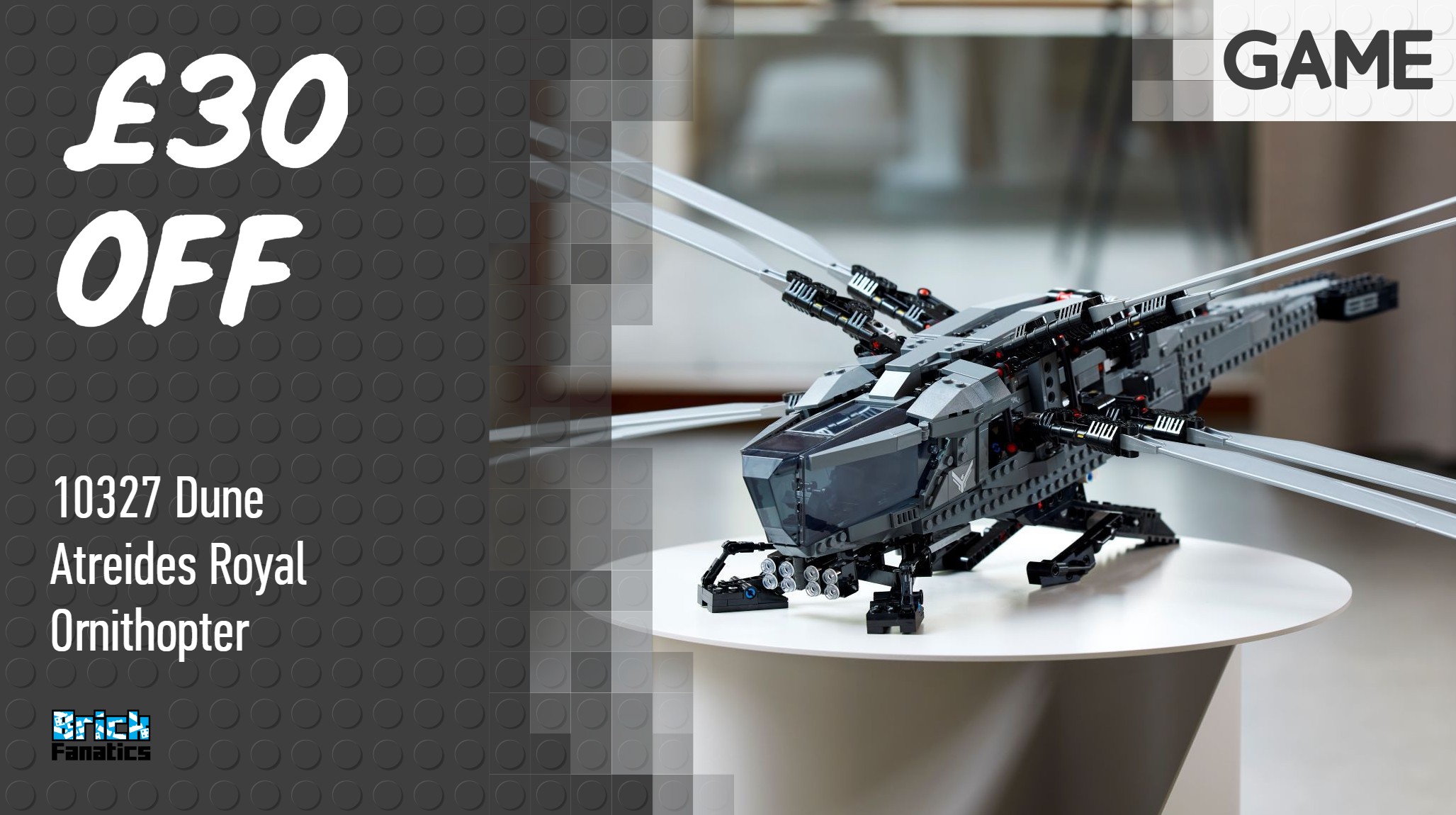 Back in stock: Lowest price yet on LEGO Dune Ornithopter