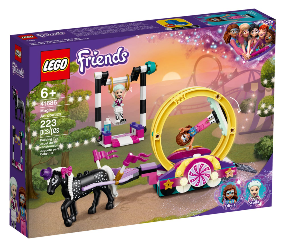 LEGO Friends 41686 Magical Acrobatics box