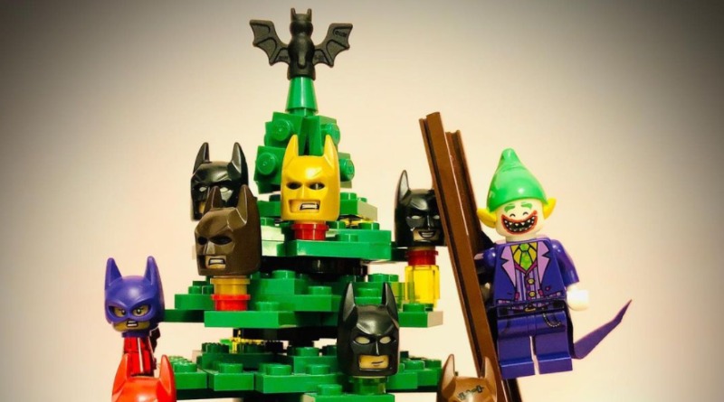 How many LEGO Batmans does it take to decorate a Christmas tree?