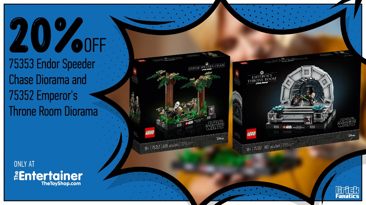 Huge discount on LEGO Star Wars Return of the Jedi diorama duo