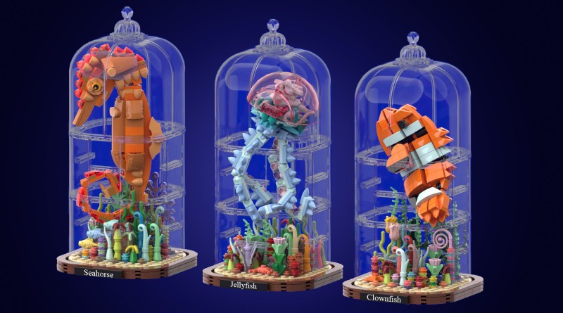 Build your own marine life with the latest LEGO Ideas project to hit 10K
