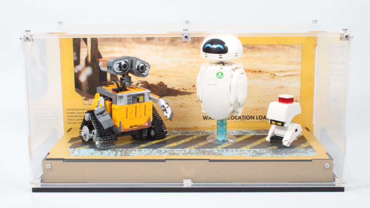 LEGO Disney WALL-E Brick Zone Hub display case review