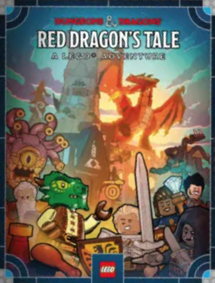 LEGO Ideas 21348 Dungeons Dragons Red Dragons Tale adventure book cover
