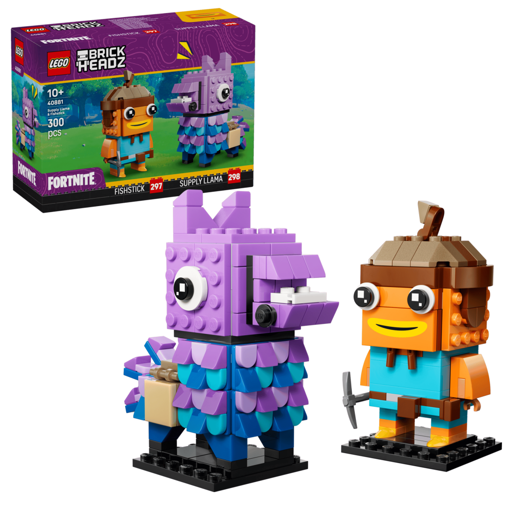 LEGO BrickHeadz 40881 Supply Llama Fishstick Figures 1 1024x1024
