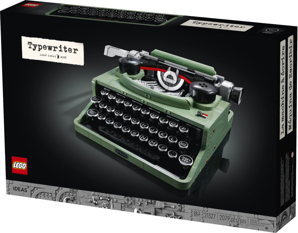 LEGO Ideas 21327 Typewriter box 2