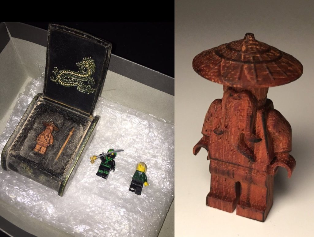 The LEGO NINJAGO Movie Wooden Master Wu Movie Prop 1 1024x774