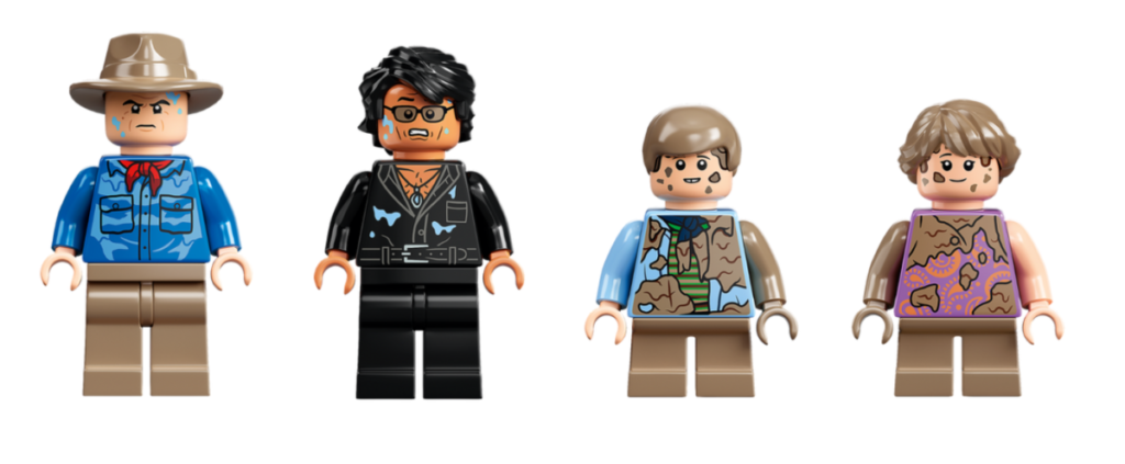 LEGO 76956 Jurassic Park T.Rex Breakout minifigures 1024x423