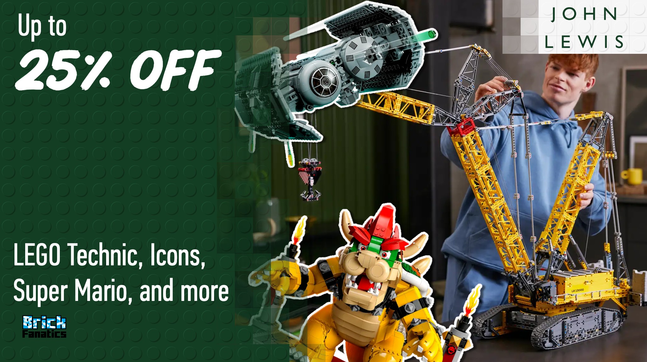 New John Lewis LEGO sale includes LEGO Technic, Icons, and Architecture deals