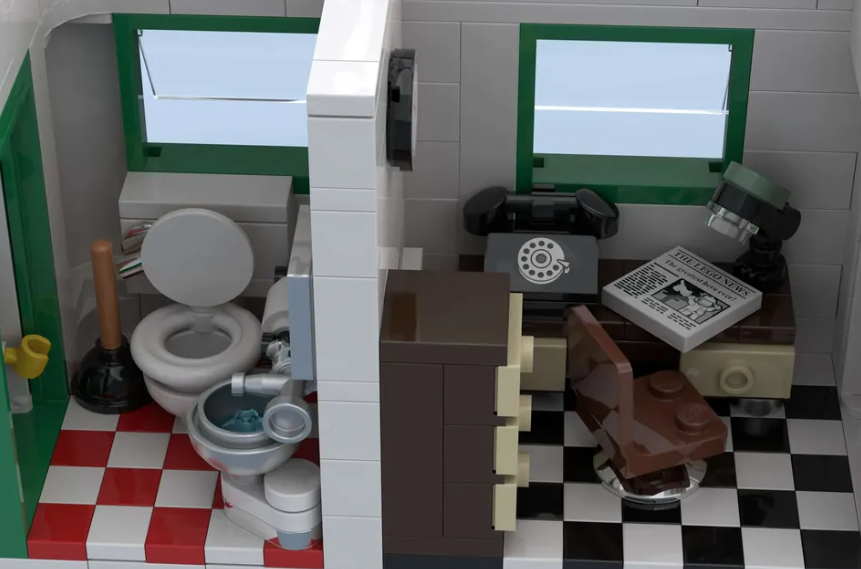 LEGO Ideas The Vintage Service Station 4