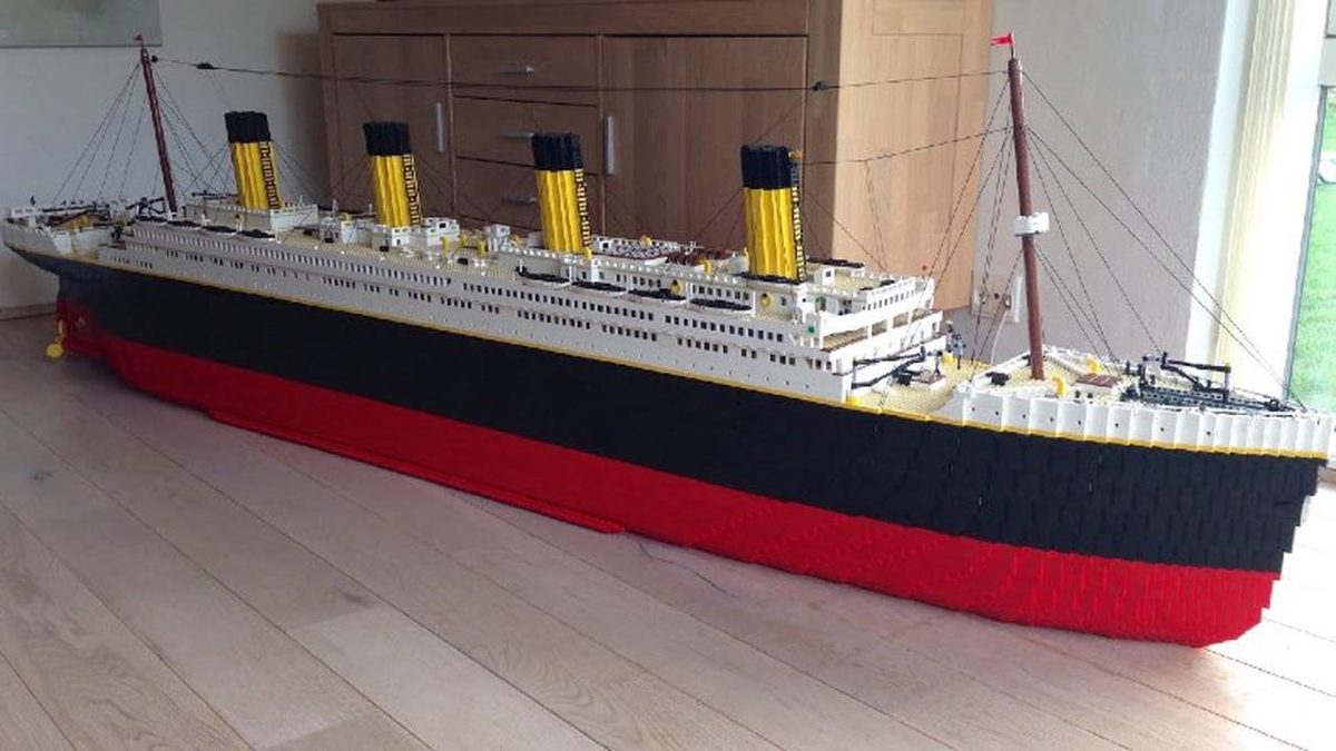 The rumoured LEGO Titanic could include over 12,000 bricks