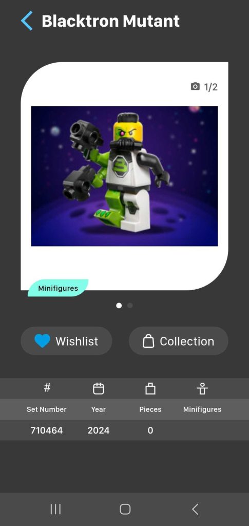 Blacktron Mutant Brick Search screenshot 485x1024