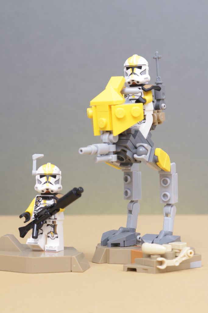 Custom LEGO Star Wars MOC AT RT 501st 327th Clone Troopers build 13 683x1024