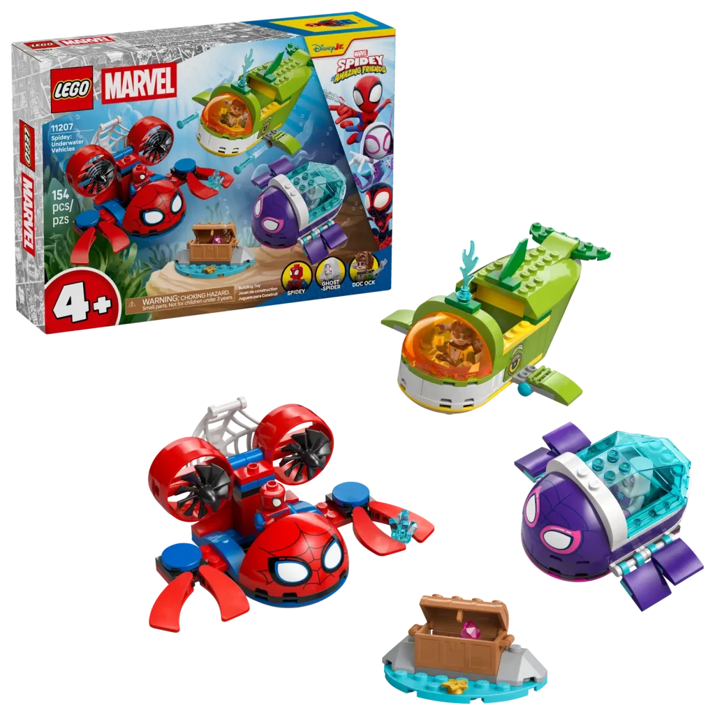 LEGO Marvel 11207 Spidey Underwater Vehicles  1024x1024