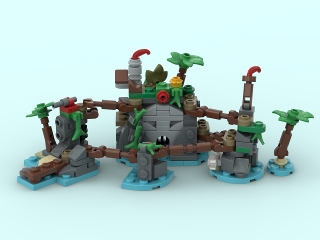 LEGO BrickLink Mini Ominous Isle