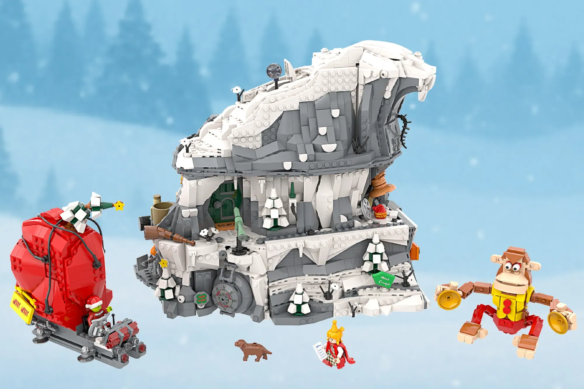 LEGO Ideas the grinch Dreamnbricks, BRICKUP and iTavix
